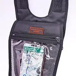 ROADIES GEARS Wolf Tank Bag/Tank Pouch/with Water Proof Rain Cover, for All Motercycles with Fule Cap in Center-image-94