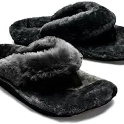 wolvesden Winter Furry Thong Slippers | Women’s Cozy Indoor-Outdoor Slides | Size 3–7 (Multicolor)-picture-30