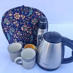 Fashionmart �Hand Crafted and Traditional Royal Look Decorative Mandala Tea Cozy Tea Coster-picture-26