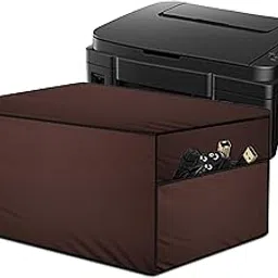 Stylista Waterprood and Dustproof Printer Cover Suitable for HP Smart Tank 670, Coffee, Polyester-image-68