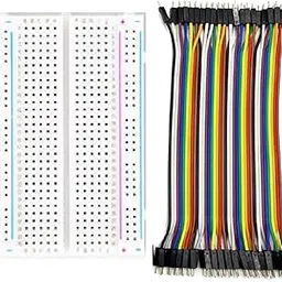 KITS4CREATORS 400 Tie Points Mini Breadboarfd & jumper wire kit Combo of Breadboard & Jumper wire male to Male (Jumpers 20 Pcs + 1 Breadbord)-picture-33