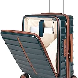 the assembly Assembly Odyssey Pro 20-inch Lightweight Cabin Luggage with Laptop Compartment, 3 Packing Organizers & Dust Cover | 45L | Green-picture-13