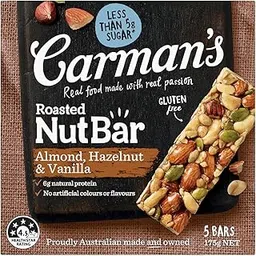 Carman's Roasted Nut Bars- 175gms | With Almond, Hazelnut & Vanilla | High Fiber | Daily Energy Bars | Gluten-free | Vegan-picture-26