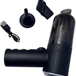 Car Vacuum Cleaner 3 in 1 with Blower | Cordless Handheld Vacuum Cleaner for Car, Home & Office | USB Rechargeable Mini Vacuum with 3 Attachments | Portable & Powerful Suction-image-11