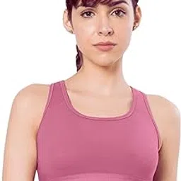 shoppy villa with sv logo Shoppy Villa - Sports Bras for Women | Gym Bras for Women Workout | Yoga Bra, Camisole Bra for Women, Lighty Padded Cup Bra for Women with Full Coverage with Removable Pads | Pink | XXL-picture-38