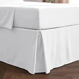 Mellanni Bed Skirt Twin Size - Bed Skirting - 15-Inch Tailored Drop Pleated Dust Ruffle - Hotel Luxury Bedding - Wrinkle, Fade, Stain Resistant - 1 Bedskirt (Twin, White)-picture-21