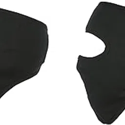 Gajraj Unisex Cotton Anti Pollution Full Face Mask - Pack of 2 (Black & Black)-picture-20