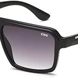idee 100% UV protected sunglasses for men with Black polycarbonate frame | Size - Large with Grey colored lens-picture-27