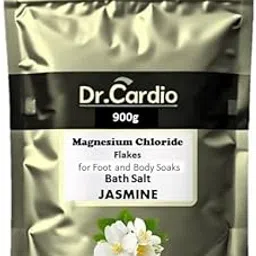 Dr Cardio Natural Bath Salt | Dead Sea Salt Magnesium Chloride Flakes for Foot and Body Soaks | Replenish Magnesium Levels | Relaxing & Rejuvenating Muscles & Joints (900g, Jasmine)-picture-22
