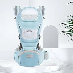 Breathable Baby Carrier Backpack Infant Baby Wrap Travel Go Out Blue-picture-21