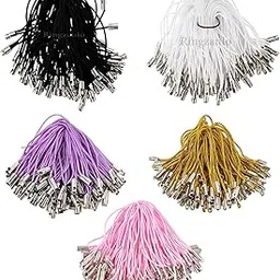 Cell Phone Straps Strings 100 Pcs In 5 Colours | Pink Golden Purple Black White Each colour 20 Pcs | Phone Charm Thread | Phone Strap Cord | Phone Charms | Phone Accessories | DIY Craft-picture-22