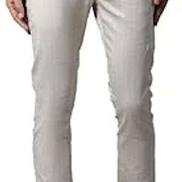 Beige Checkered Non Pleated Regular Fit Mid Rise Formal Trouser for Men | Formal Pants for Men | Formal Wear Regular Fit Trouser for Men (P_MTRC00050)-image-29