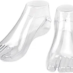 MERISHOPP Foot Model Tools Clear Mannequin Foot Display for Sock Display Holders Store-picture-41