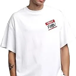 puma Men's Letter Print Oversized Fit Tees-picture-19