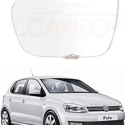 CARIZO® Rear View Mirror Glass (Left/Passenger Side) Compatible with Volkswagen Polo (Type-1) 2009-2014-image-96