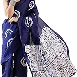 akhilam Women's Purple Bhagalpuri Silk Tie and Dye Printed Ready To Wear one Minute Saree With Unstitched Blouse Piece-picture-31