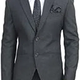 manq Men's Slim Fit Single Breasted Blazer image 1