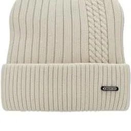 whitearth Winter Cap for Men,Woollen Cap for Men and Women,Stylish Soft Knit Unisex Beanie with Velvet Lining for Ear and Head Protection (in, Alpha, Free Size, Cream)-picture-23