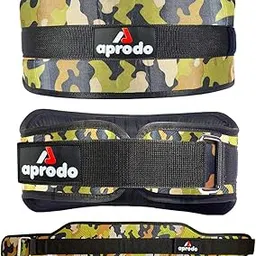 APRODO 6’’ Inches Wide Ultimate Gym Belt, Ultra-Light Neoprene, Back Cushion Support, Unisex Belt for Weightlifting & Bodybuilding & Gym Workout image 1