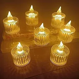 ROKTRY 5cm Crystal Candle|Elegant Decorative Candle Holder with Crystal Design|Perfect for Home Décor,Festive Lighting,Romantic Ambience&Gifting|Tealight Candle Stand for Living Room,Bedroom&Events-picture-10