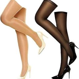 infispace Women Thigh High Blended Socks Pack of 2-picture-24