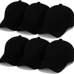 amazon brand - anarva Pack of 6 Cotton Baseball Caps Unisex Adjustable Hats for Men & Women-picture-16