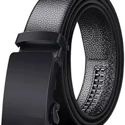 Men's Artificial Leather Belt | Stylish & Durable Formal/Casual Belt with Classic Buckle-picture-33