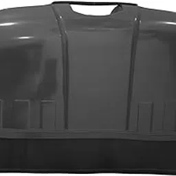 TOP Sewing Machine Cover, Plastic Sewing Machine Cover, Silai Machine Cover, Heavy Duty Plastic Sewing machine Dust Cover for Domestic Single Sewing Machines (grey)-picture-21