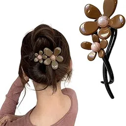 Melodio Large Collection of Twist Clips, Bobby Pins, Jaw Claw Clips & Barrettes for Women, Stylish Hair Accessories for Updos, Ponytails & Everyday Hairstyles (C)-picture-14