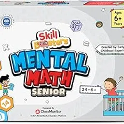 ClassMonitor Senior Mental Math Kit for Ages 6+ | Challenging Math Activities for Kids | 180+ Activities| Boosts Numeracy and Logical Thinking | Developed by Expert Educators and Mathematicians-picture-34