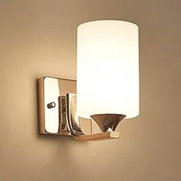 Silver Wall Lights for Living Room, Wall Lamps for Bedroom/Home Decorative/Mirror & Bedside Lamps (Silver One Shade) image 1