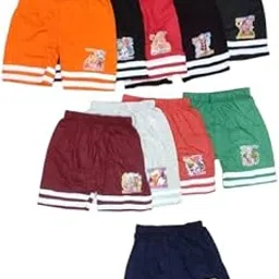 Kid's Bottoms | Pack of 10 | Super Soft Cotton | Pre-Shrunk & Breathable | Ideal for Daily Casual Wear | Baby Boys & Girls (Multicolor)-picture-32