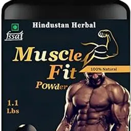Muscle Fit Powder | Weight Gain Protein | Muscle Growth |Whey Protein|Flavor Stawberry | Pack of 1 | 500g-picture-23