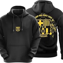 dudeme Barca Football Hoodie 100% Cotton Hoodies for Men | Printed Full Sleeve Pullover for Men & Women-picture-27