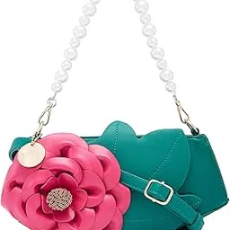 caprese Ava Clutch for Women (Medium, Green)-picture-50