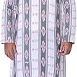 ghl – guendicha haat llp GHL GUENDICHA HAAT Sambalpuri Certified Handloom Men's Pure Cotton Highneck Kurta-picture-23