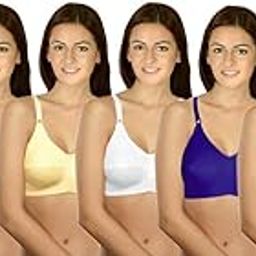 selfcare Women Cotton Full Coverage Bra (Pack of 6)-picture-21