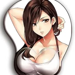 Anime Mouse Pads with Wrist Rest DxD - Gaming 3D Mousepads 2Way Skin (Tifa Lockhart)-picture-24