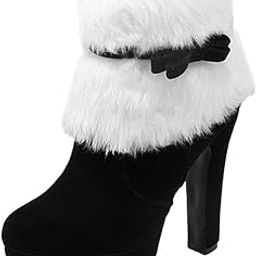 CALANDIS™ Women Platform Faux Suede Ankle Boots Round Toe High Heels Zipper Booties 34 | Womens Shoes-image-72