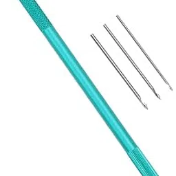 MYADDICTION Tambour Hook with Needles DIY Beading Crochet Tool for Sewing Knitting Women Green-picture-18