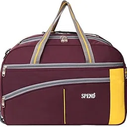 spend L Duffel Wheeler Bag with 2 Durable Wheels | Spacious Travel Duffel Bag with Adjustable Telescopic Handle | Lightweight, Foldable, and Water-Resistant Luggage for Easy Mobility-picture-47