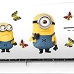 Art's Cafe Minions Cartoon and Butterfly A.C. Sticker Size - (69 * 20) cm - (ACC0681L)-image-90