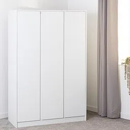 Ozone Furnish Engineering Wood Wardrobe with Classic Look, Modern Design, White-picture-13