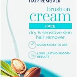 Nair Hair Removal Facial Brush On Cream for Women, 50Ml | For Dry & Sensitive Skin With Argan Oil-picture-23