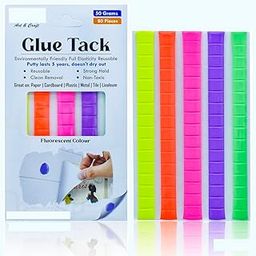 generic Kreative Kraft Glue Tack 50Gms Fluorescent Colour-picture-38