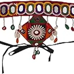 Lace Embrodiery Work Design Waist Belt for Girls And Women (Handmade, Handicraft, Navratri, Durga Pooja and Garba Jewellery)-image-56