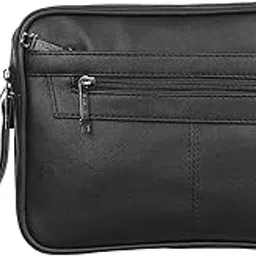 goodfriends Good Friends Blowzy PU Leather Black Multipurpose Messenger Bag Travel Pouch-picture-11