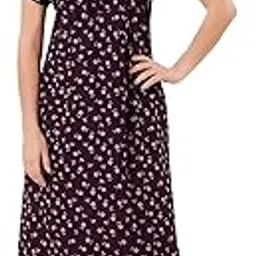 soulemo Women's Printed Blended Nighty 1757-picture-26