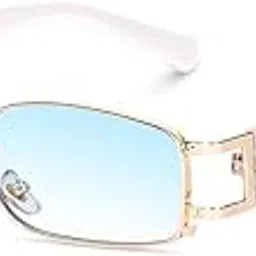 mashamart | BTS | MC Stan Sunglasses, Golden Frame, Premium Goggles For Men & Women, UV Protected Strong Metal (Medium)-picture-42