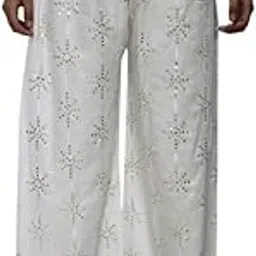 hautemoda Women Sequins Embroidered Rayon Palazoo-picture-33